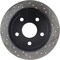 Centric Parts Sport Drilled/Slotted Brake Rotor, 127.67067L 127.67067L - alternate 1